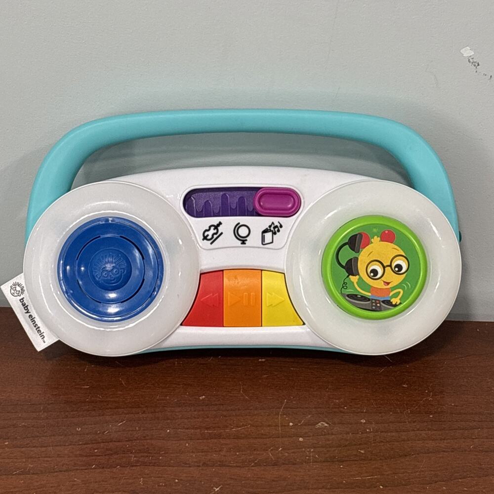 BABY EINSTEIN Toddler Jams Musical Toy 30+ Melodies 3 Stations 12M+ WORKS